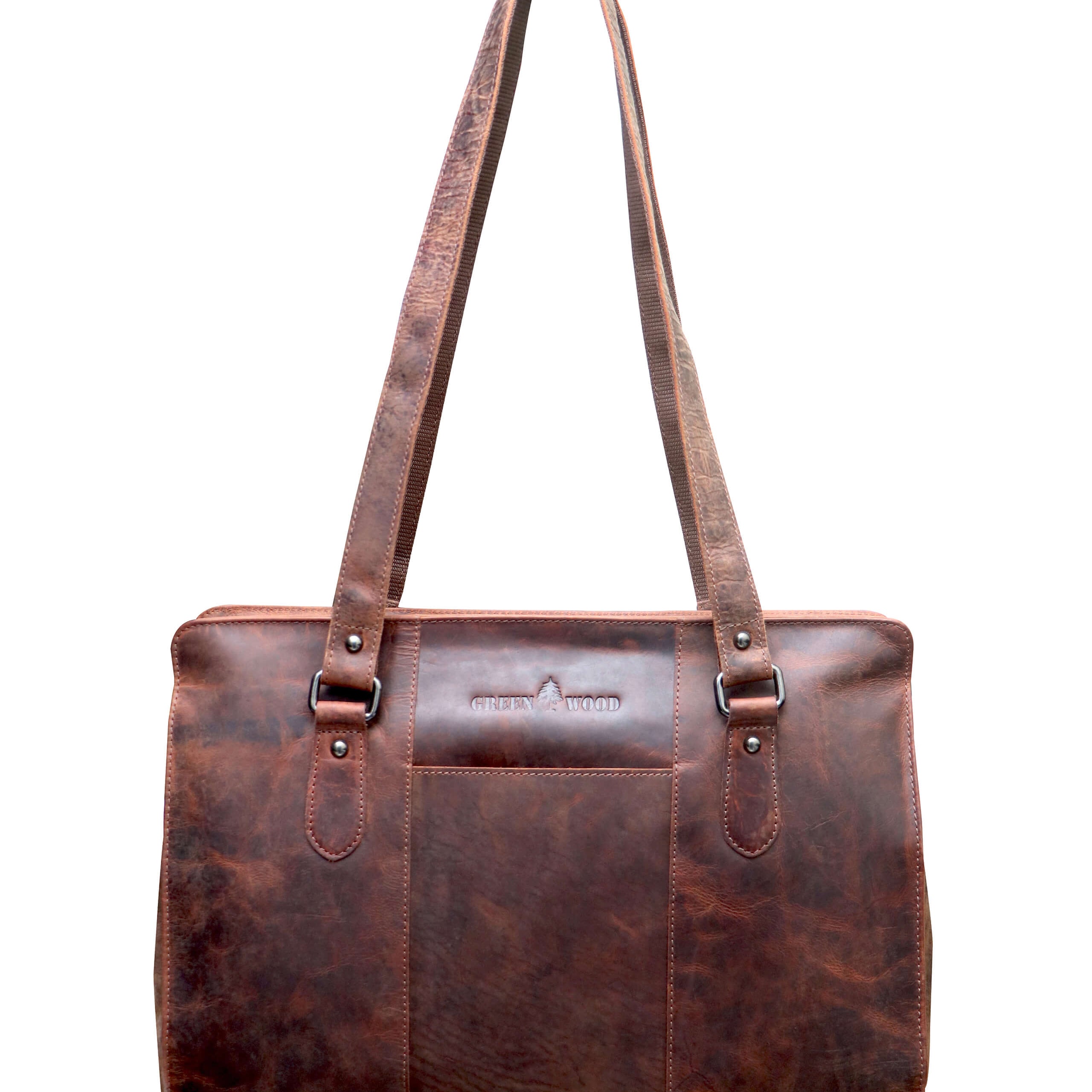 Madi Schultertasche Damen Henkeltasche Leder Shopper Tasche