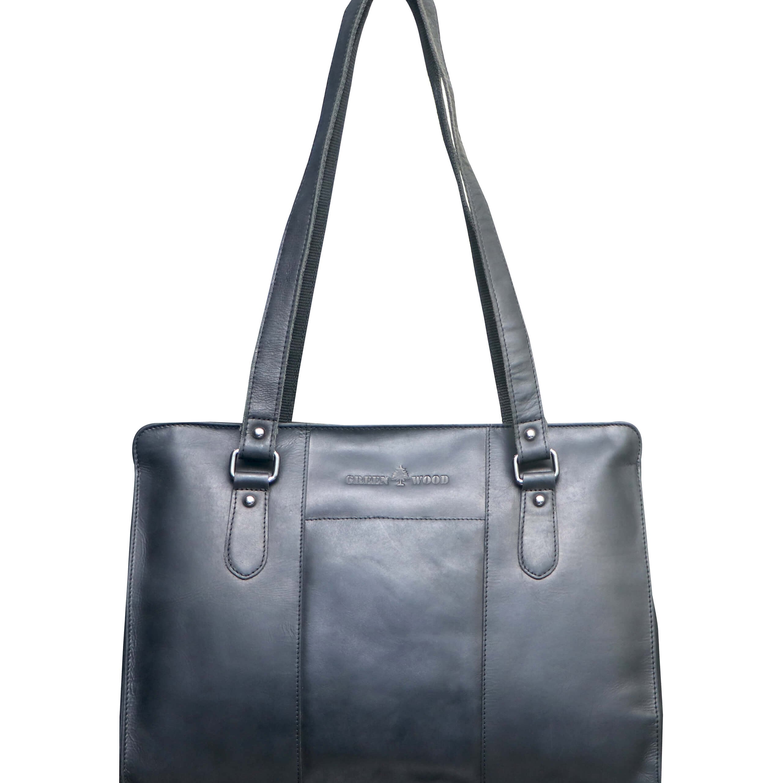 Madi Schultertasche Damen Henkeltasche Leder Shopper Tasche