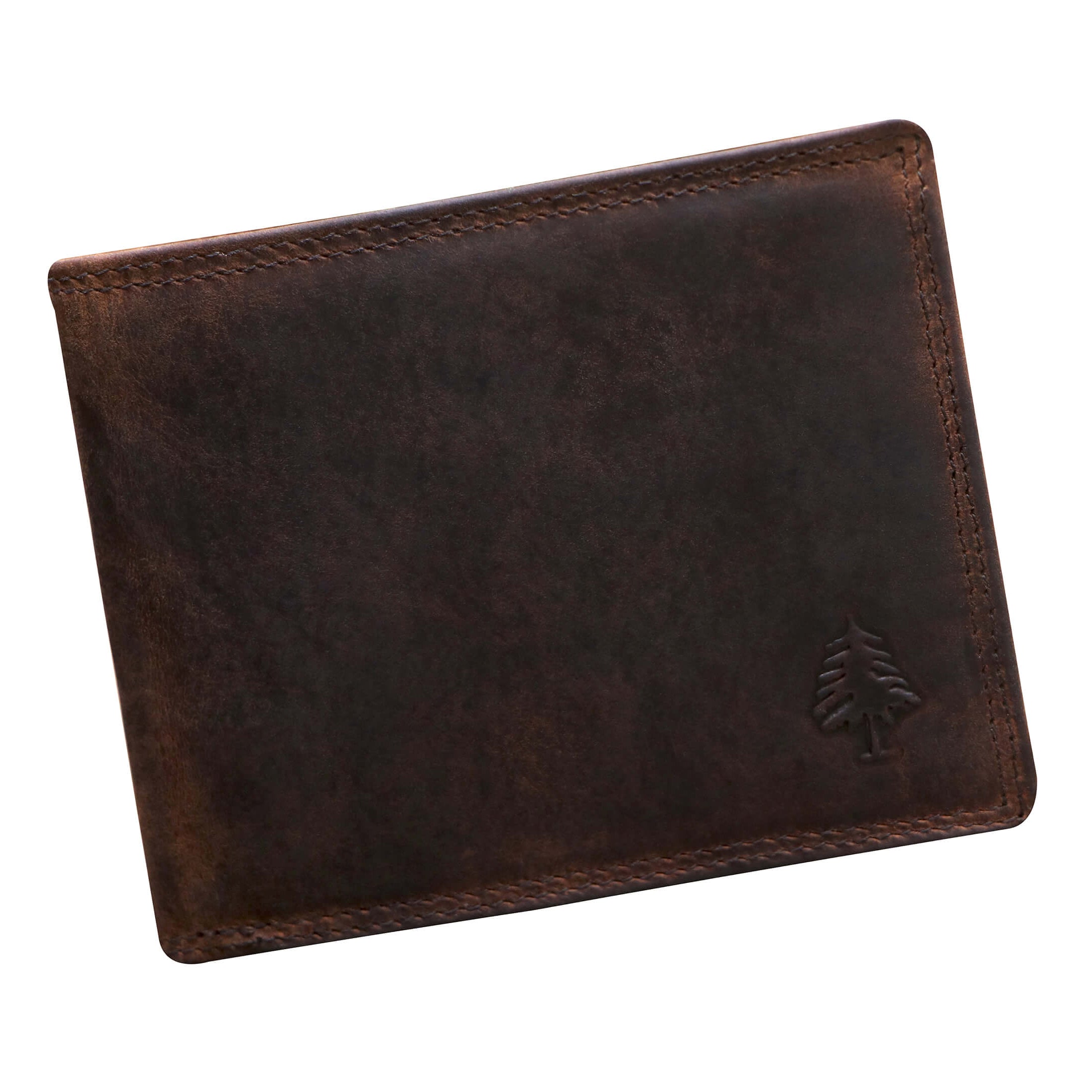 Tim Landscape Wallet Men Leather Billfold Wallet RFID Blocking