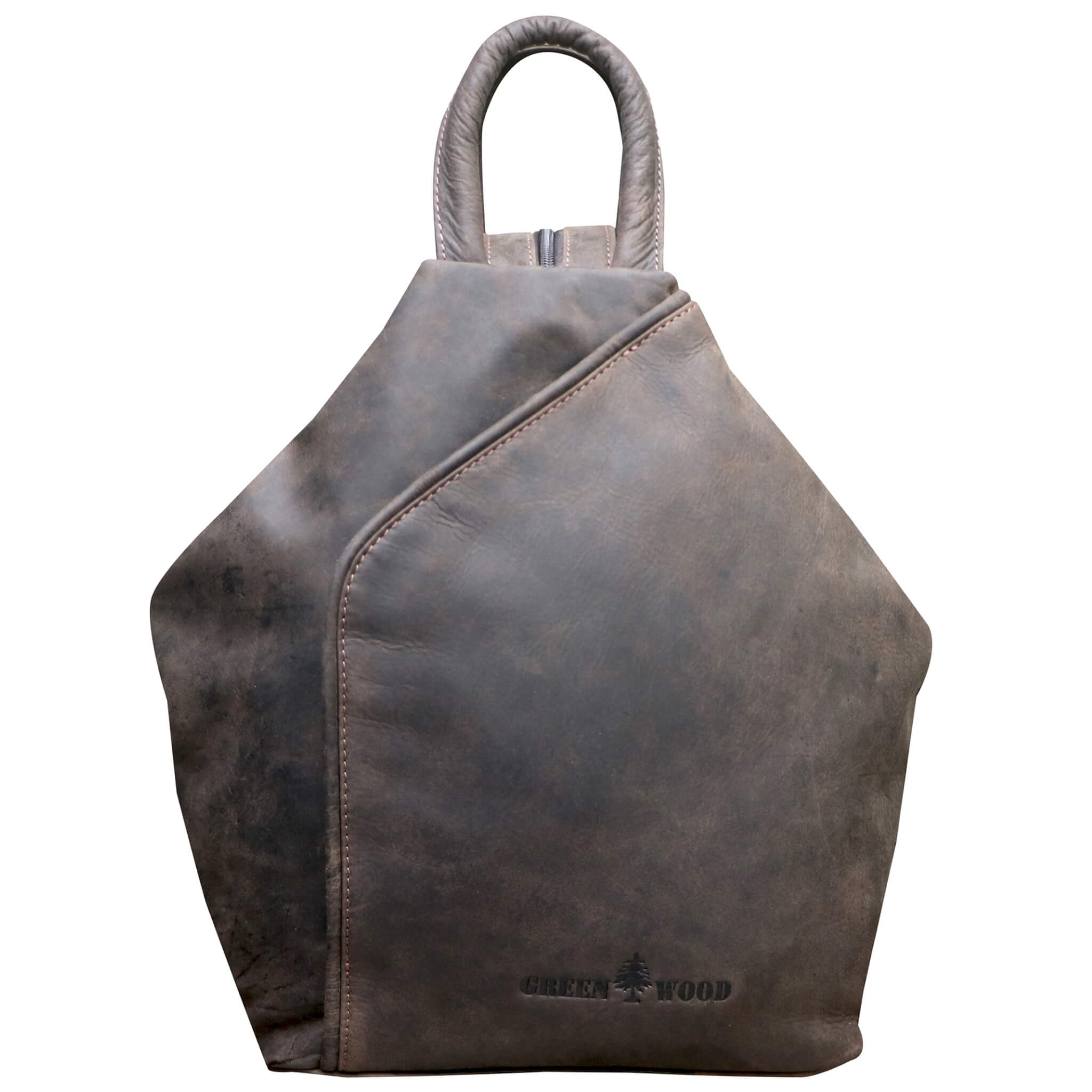 May Backpack Women City Daypack Leather Crossbody Bag Vintage
