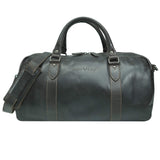 Jacob Men Weekender Leather Duffle Bag Women Sports Bag Small