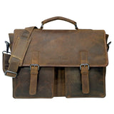 Charles Leather Laptop Bag Men Briefcase Women Large