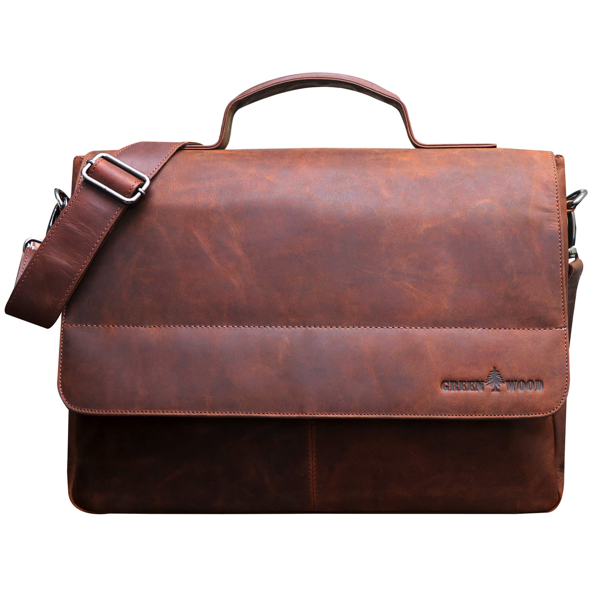 Amazon.com: BOSTANTEN Leather Briefcase for Women 15.6 inch Laptop Bag  Business Messenger Shoulder Work Bag : Electronics