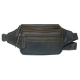 Jan Bum Bag Women Leather Belt Bag for Phone Men Hip Bag