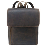 Kelly City Backpack Women Elegant Retro Leather Backpack Men Black