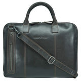 Ian Leather Laptop Bag 14 Inch Women: Padded, Wide Opening & Light