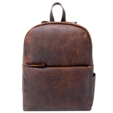 Brit Leather Backpack Bag Women Leisure Backpack Men Daypack – Greenwood
