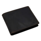 Uwe Card Wallet with Coin Pocket Leather Billfold Rfid Protection