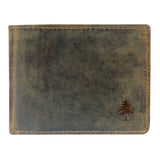 Ned Men's Billfold Leather Landscape RFID Wallet