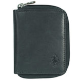 Greta Genuine Leather Wallet Women with Zip Pocket RFID Blocking