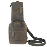 Jim Chest Bag Men with Smartphone Pocket Leather Sling Bag Women