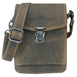 Eli Kleine Gürteltasche Leder mit Gürtelschlaufe und Schultergurt