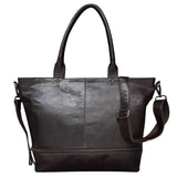 Sofi Handtasche Damen Leder Shopper Tasche mit Reißverschluss XL