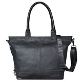 Sofi Handtasche Damen Leder Shopper Tasche mit Reißverschluss XL