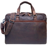 Dirk Laptoptasche Damen Leder Braun Aktentasche Herren Modern XL