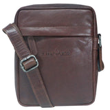 Sam Ledertasche Braun Herren Kleine Crossbody Tasche Damen