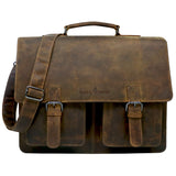 Otto Leather Bag Teacher Men Large Briefcase Women Vintage