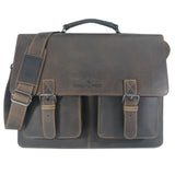 Otto Leather Bag Teacher Men Large Briefcase Women Vintage