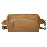 Ivar Men Waist Bag Leather Belt Bag Blue Women