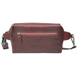 Ivar Men Waist Bag Leather Belt Bag Blue Women