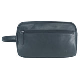 Amari Leder Kulturbeutel Herren Kulturtasche Damen mit Fächern