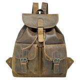 Sarah Vintage Lederrucksack Damen Rucksack Groß Herren Reiserucksack