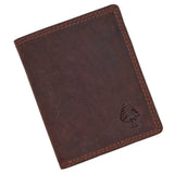 Otis Leather Card Case Men with Bill Pocket, Sleeves & RFID Protection