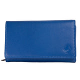 Yuki Large Wallet Women Purse Leather Red RFID Protection