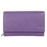Yuki Large Wallet Women Purse Leather Red RFID Protection