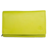 Yuki Large Wallet Women Purse Leather Red RFID Protection