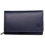 Yuki Large Wallet Women Purse Leather Red RFID Protection