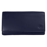 Jiro Large Purse Women with Many Compartments Leather Wallet Men