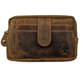 Leif Key Case with Card Slot and Coin Pocket Leather Key Pouch