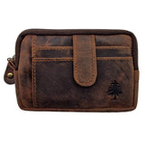 Leif Key Case with Card Slot and Coin Pocket Leather Key Pouch