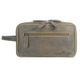 Gabi Toiletry Bag Men Leather Wash Bag Women Water Repellent