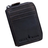 Gus Card Case with Coin Pocket Women Card Wallet Men Leather