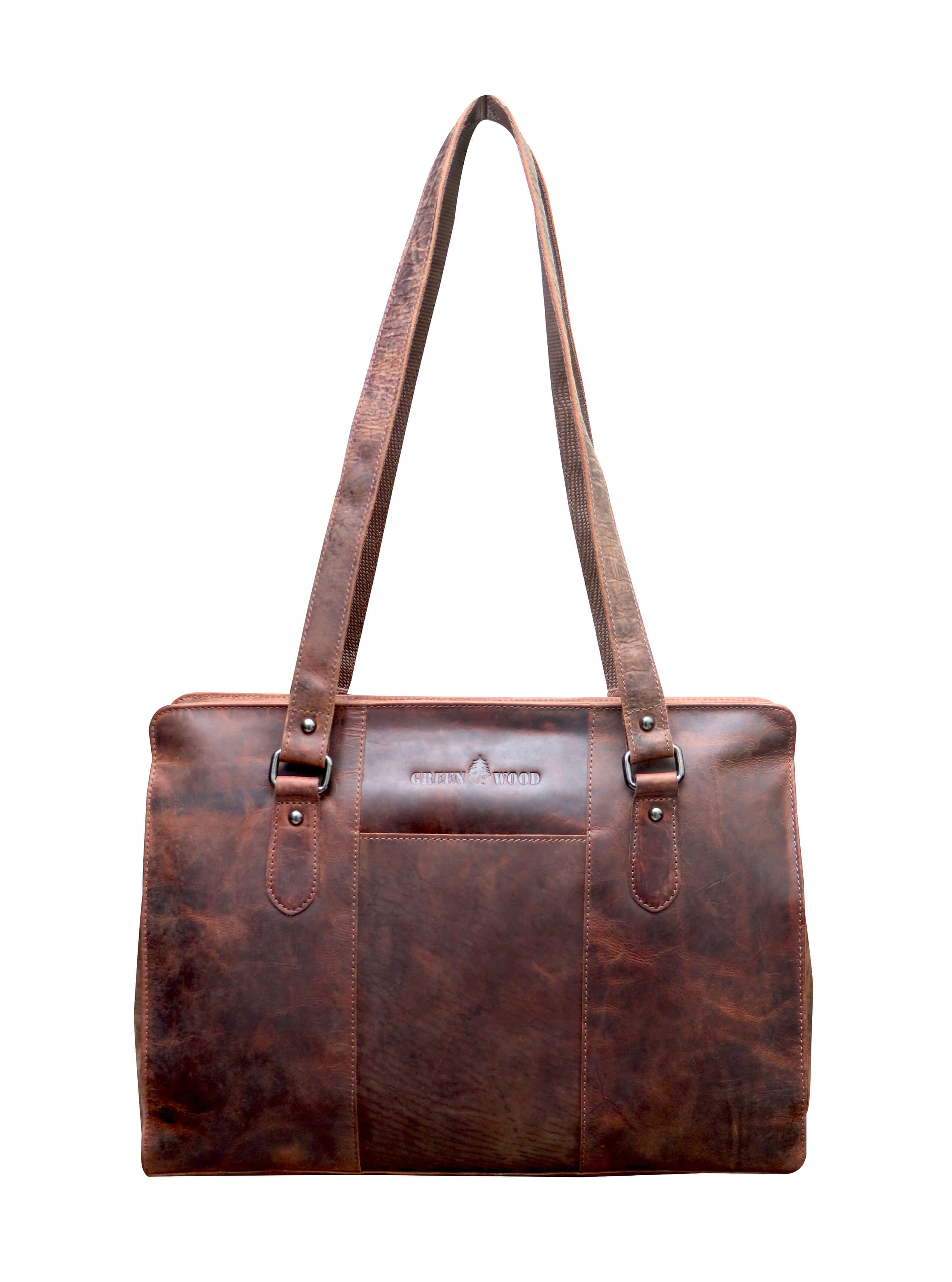 Madi Schultertasche Damen Henkeltasche Leder Shopper Tasche