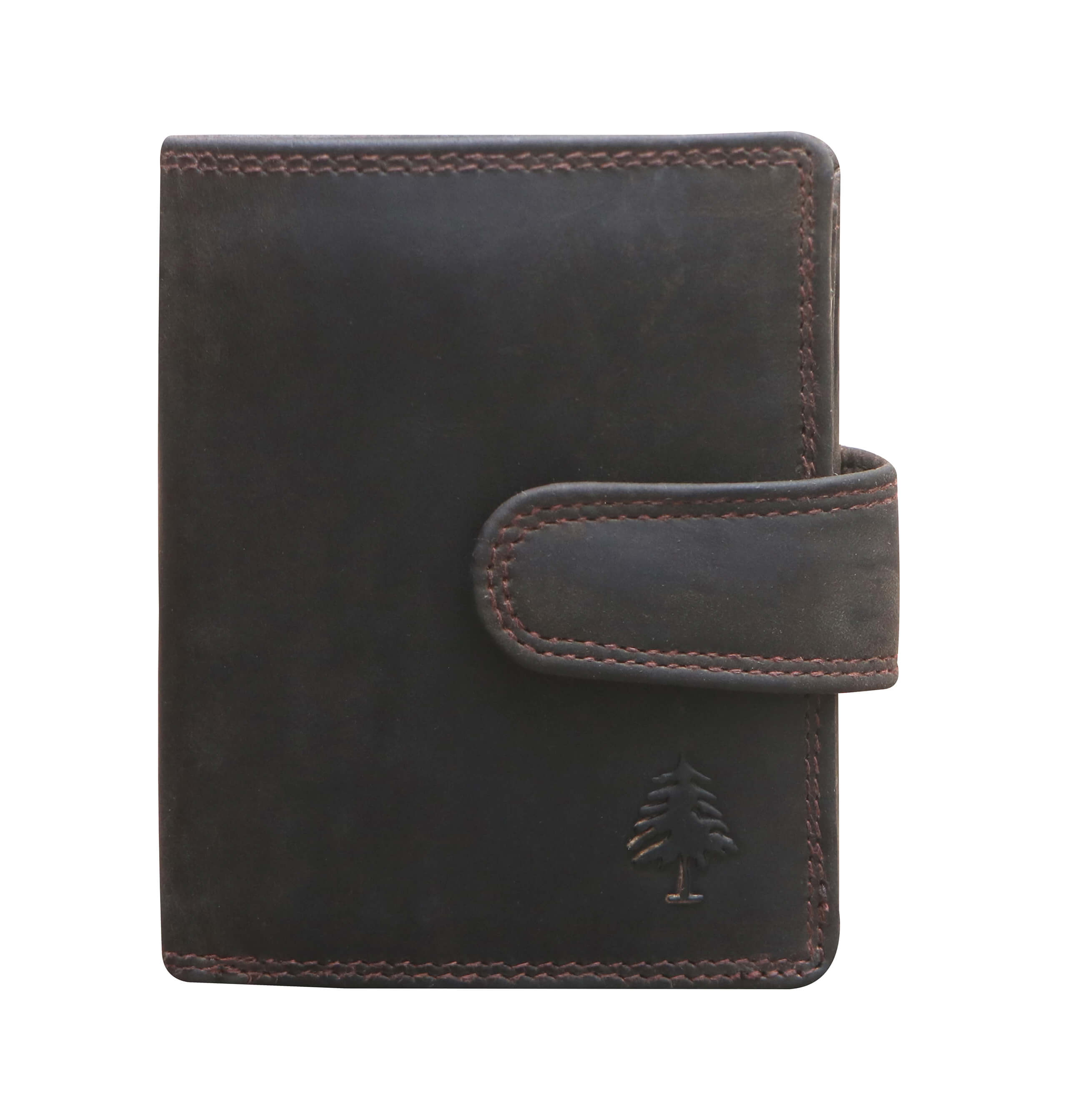 Men's small wrist bag in leather wristlet handbag Thomas 7