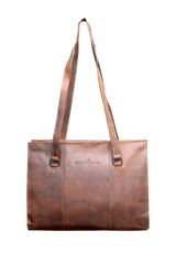 Emily Shopper Tasche Damen Henkeltasche Leder Unterarm Schultertasche