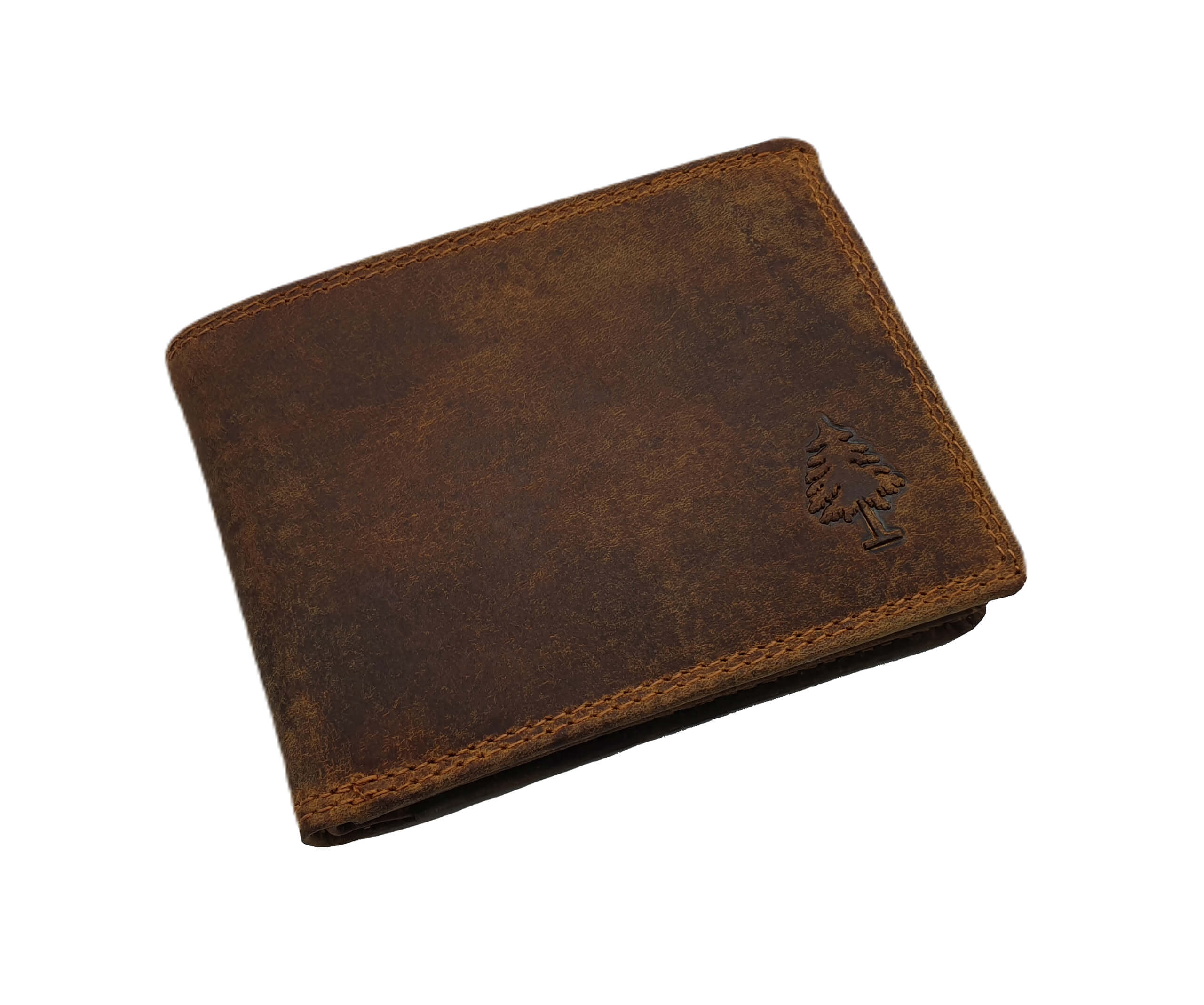 Silas Kleine Geldbörse mit Kartenfach und Münzfach Leder RFID Schutz