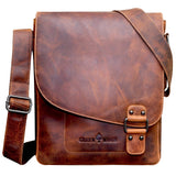 Hetwig Leather Bag Men Small Shoulder Bag Women Crossbody Bag