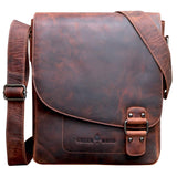 Hetwig Leather Bag Men Small Shoulder Bag Women Crossbody Bag