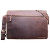 Marc Umhängetasche Herren Groß Laptoptasche 15,6 Zoll Ledertasche Damen