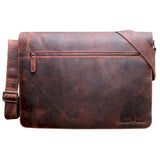 Marc Umhängetasche Herren Groß Laptoptasche 15,6 Zoll Ledertasche Damen