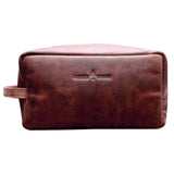 Gijon Toiletry Bag Men Leather Cosmetic Bag Women Waterproof